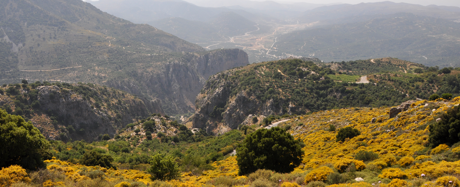 Landscape near the village of Kera (Crete, Greece)